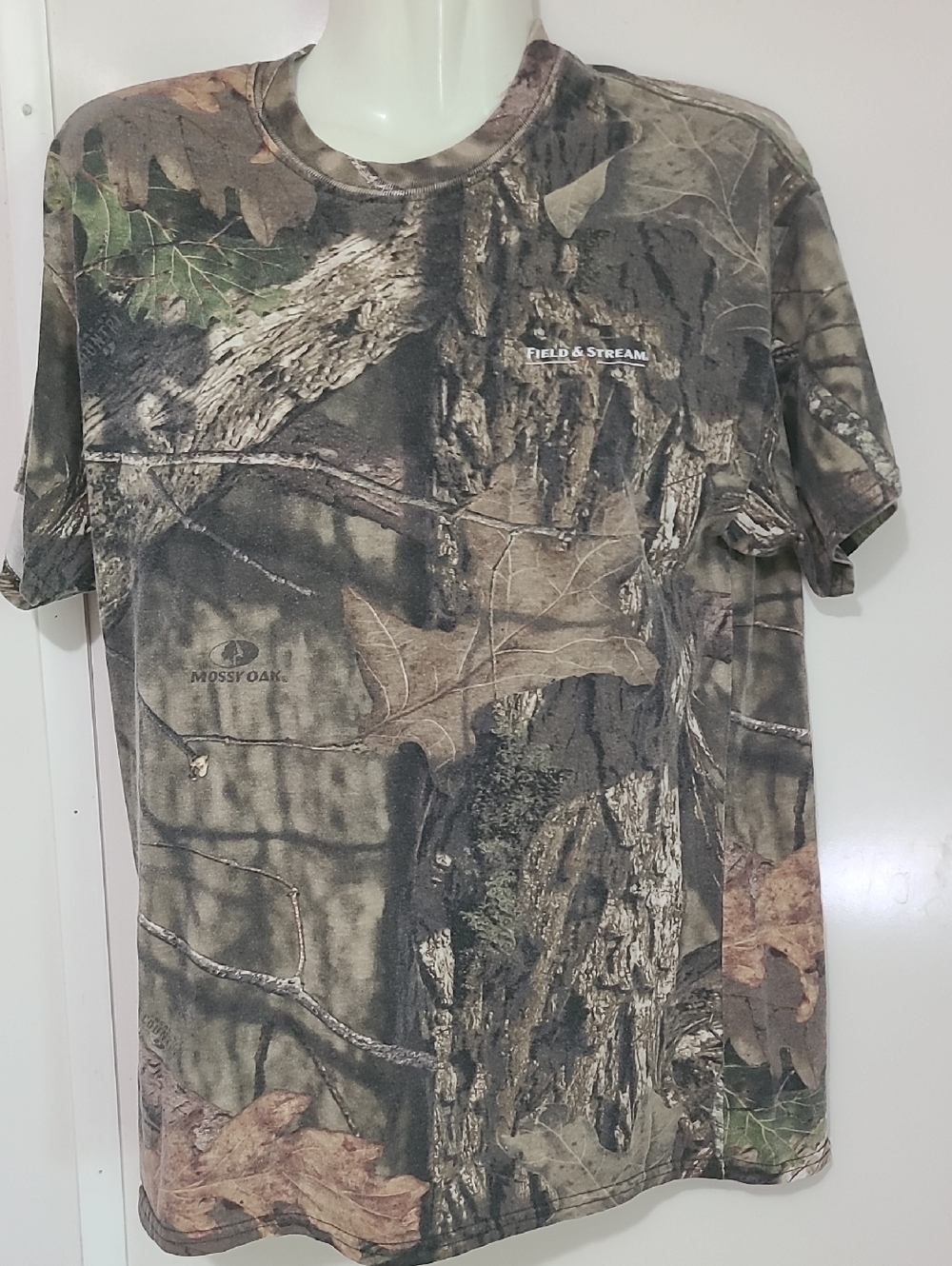 Field & Stream Mossy Oak Camo Short-Sleeve Tee - Brown/Green